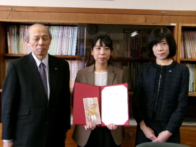 「令和７年度滋賀医科大学女性研究者賞を授与しました」へリンク